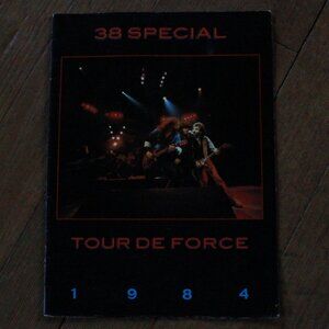 Vintage 38 Special "Tour de Force 1984" Concert Souvenir Book